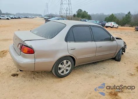 2001 Toyota Corolla Ce из США, поврежденный, VIN 1NXBR12E61Z485974